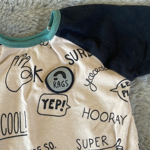 Rags to Raches Romper Sz 2T Short Bodysuit - Picture 2 of 4